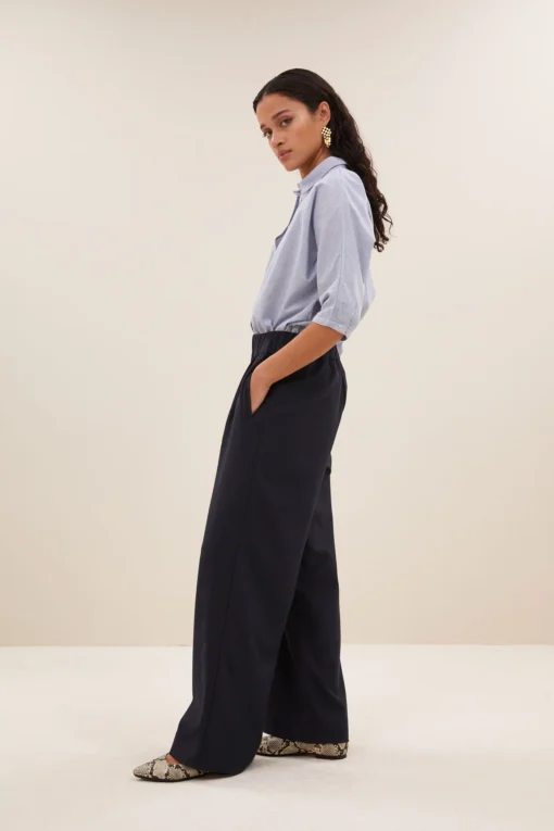 By-Bar Benji copper stripe pants copper stripe - Afbeelding 7