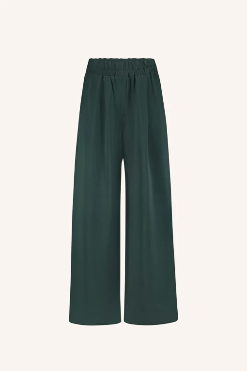 Alternative view of By-Bar Benji satin stripe pants dried basil