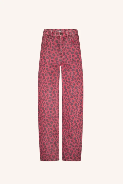 Alternative view of By-Bar Lew red cheetah pants
