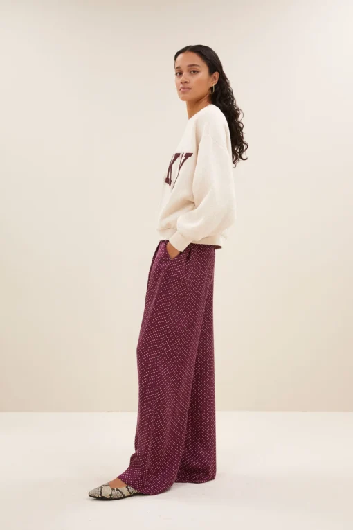 By-Bar Bibi patchwork sweater oyster melee - Afbeelding 5