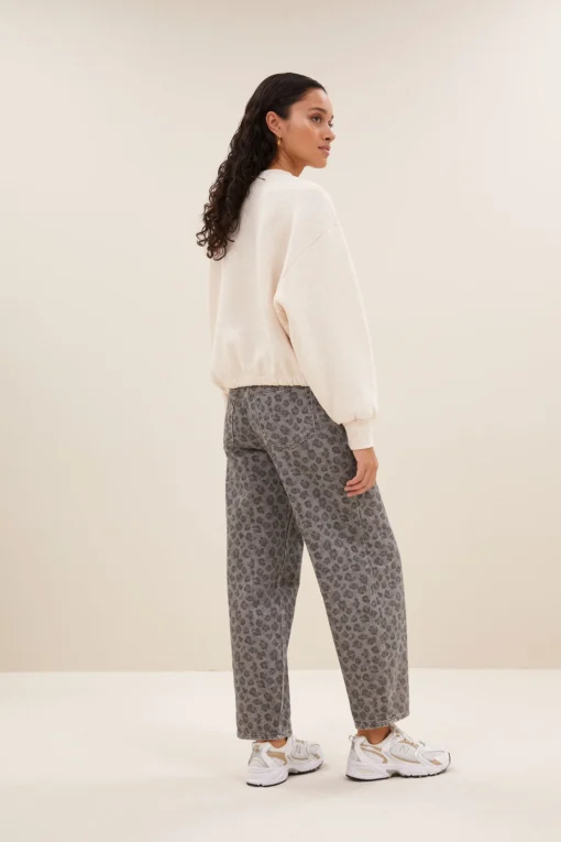 By-Bar Bodil ready sweater oyster melee - Afbeelding 3