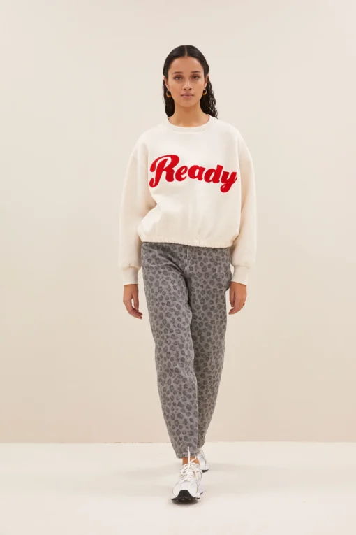 By-Bar Bodil ready sweater oyster melee