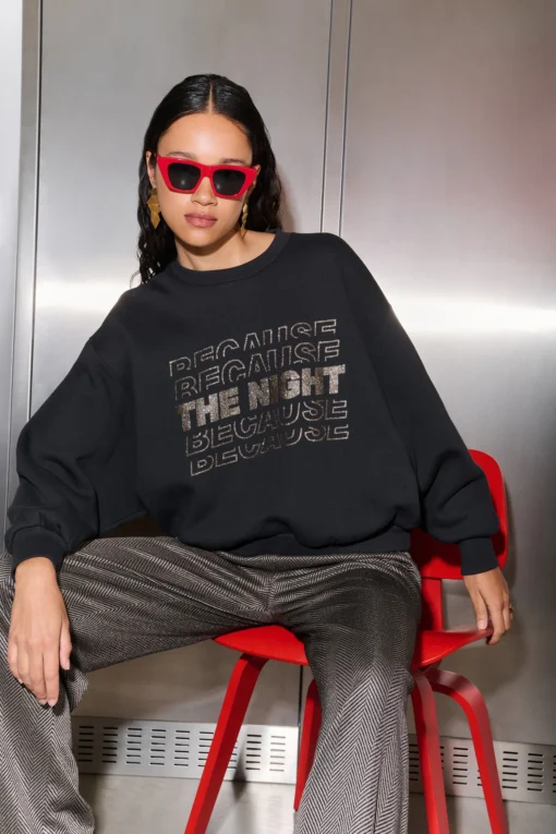 By-Bar Bibi nights sweater jet black - Afbeelding 3