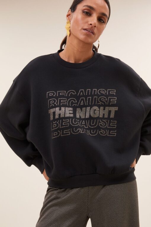 By-Bar Bibi nights sweater jet black - Afbeelding 6