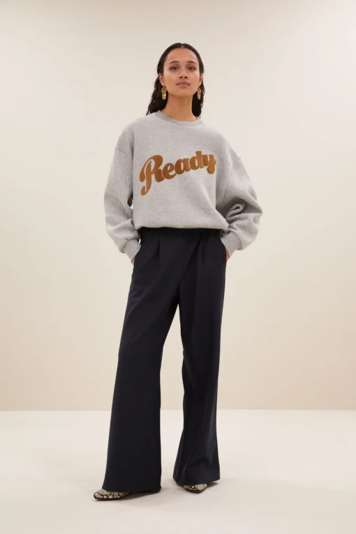 By-Bar Bibi ready sweater grey melee