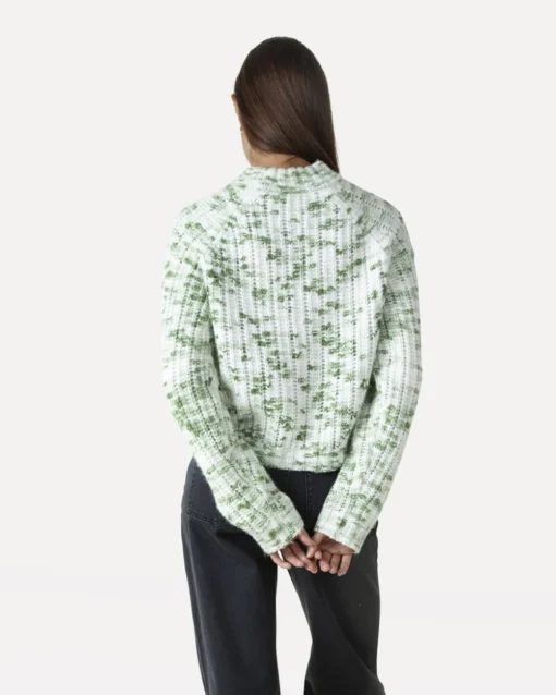 Another-Label Azizah knitted pull l/s artichoke off-white - Afbeelding 3