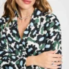 pom amsterdam blouses blouse violet wild flowers ecru 1186061032