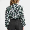 pom amsterdam blouses blouse violet wild flowers ecru 1186061033