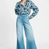 pom amsterdam blouses blouse wild flowers blue 1185296860