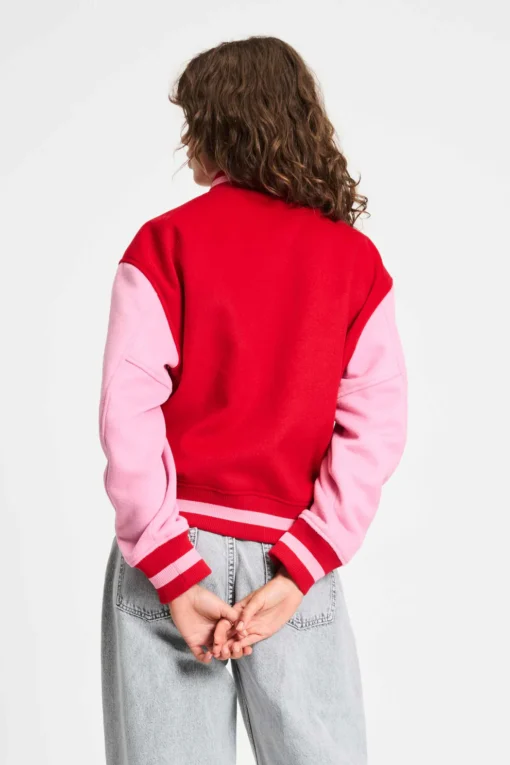 POM jacket baseball chilli red SP9328 red - Afbeelding 5
