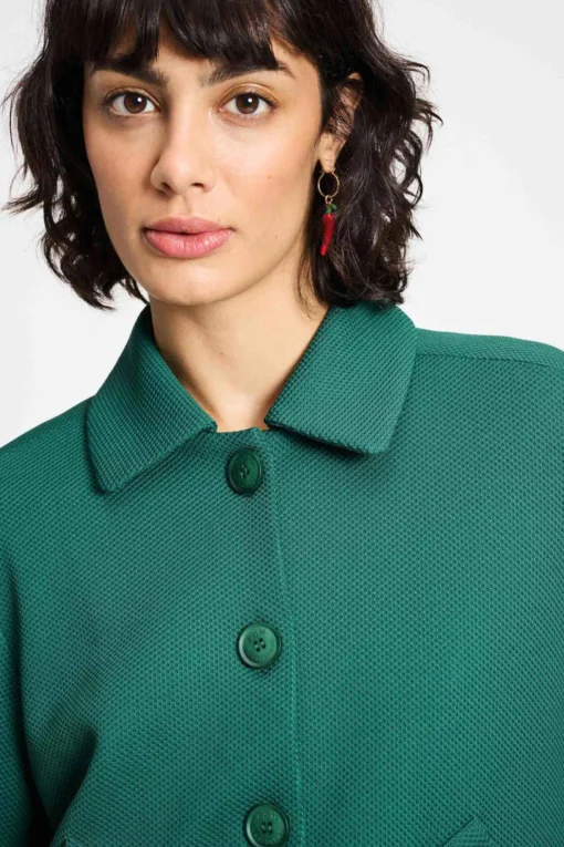 POM jacket iris pine green SP9323 green - Afbeelding 4