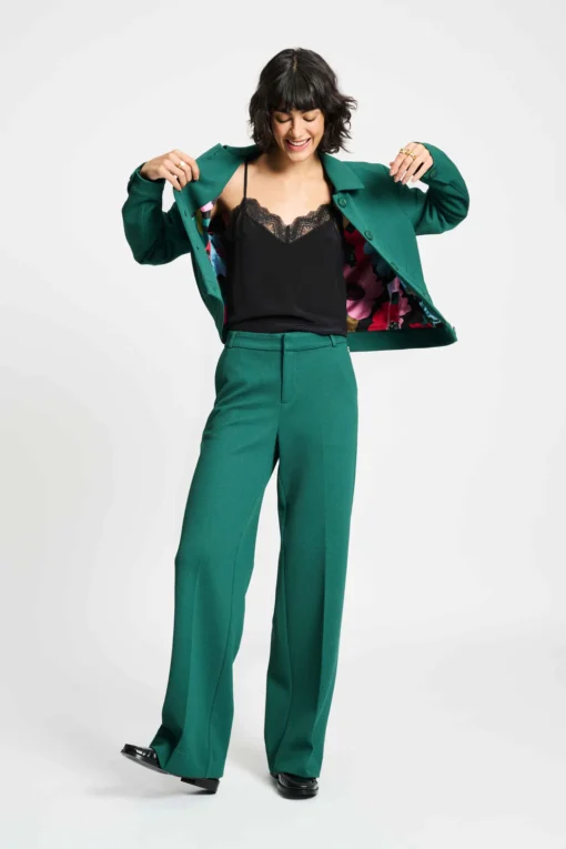 POM jacket iris pine green SP9323 green - Afbeelding 3