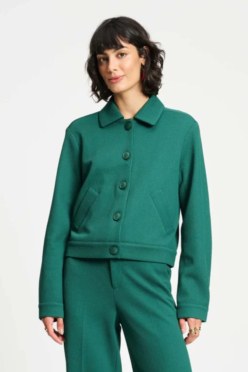 POM jacket iris pine green SP9323 green - Afbeelding 6