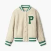 pom amsterdam jackets jas teddy baseball ecru 1186214999