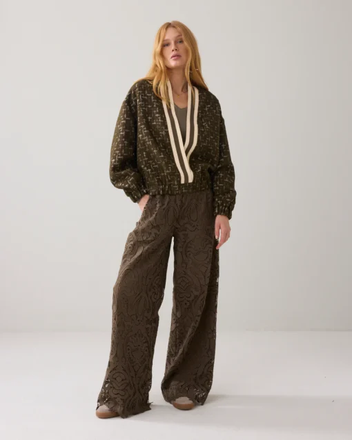 Summum 1s1261 Jacket jacquard dark camo