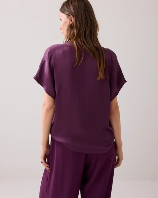 Summum 2s3324 Top sleeveless silky touch wineberry - Afbeelding 6
