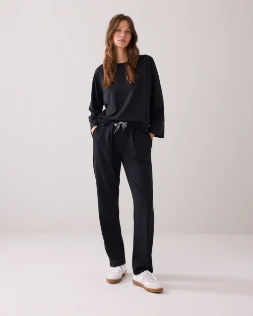 Summum 3s5158 Top scuba pinstripe black - Afbeelding 3