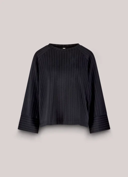 Alternative view of Summum 3s5158 Top scuba pinstripe black