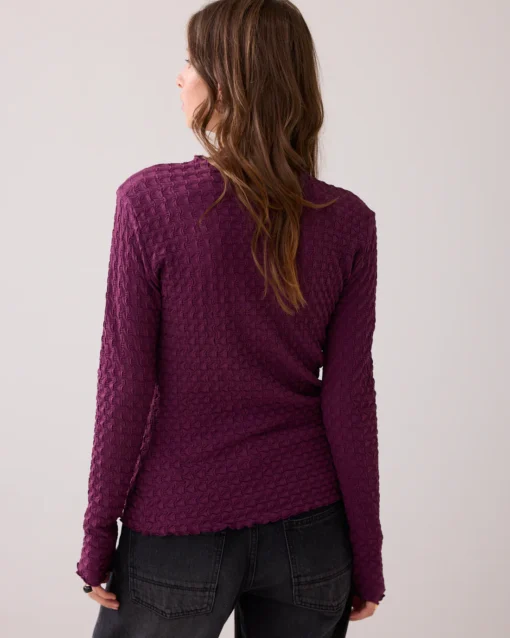 Summum 3s5166 Top structure jersey wineberry - Afbeelding 6