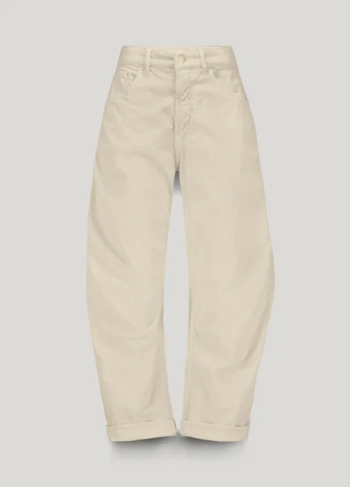 Alternative view of Summum 4s2838 Cocoon pants cotton ivory