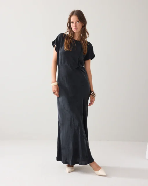 Summum 5s1629 Dress cupro black