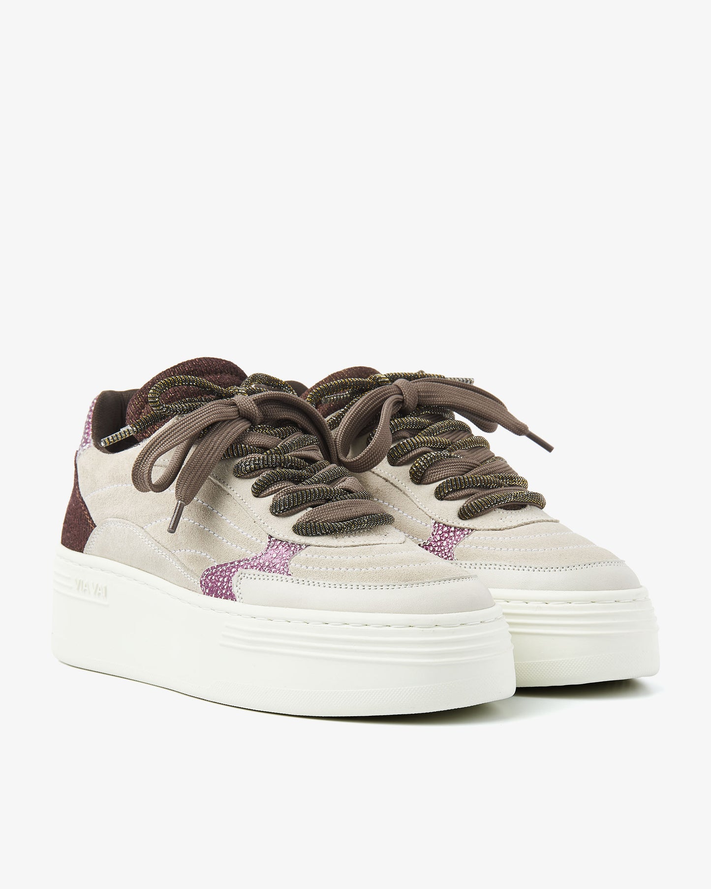 Via Vai 62103-04-1300 Isa Josie Bollet combi Bordeaux - Afbeelding 4