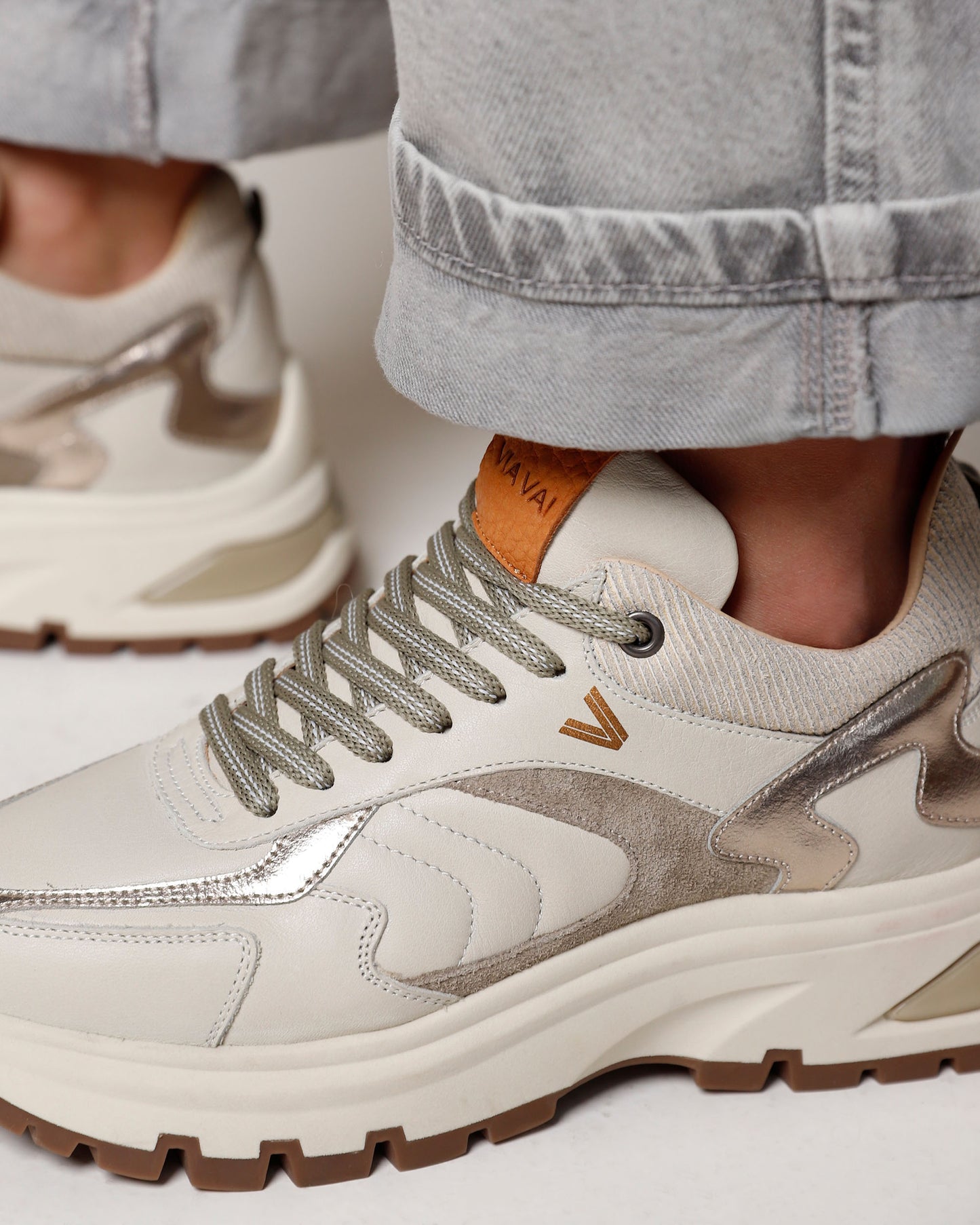 Via Vai 62317-01-002 Liz Leighton Vitello Mushroom - Afbeelding 6