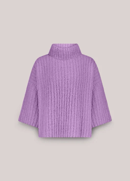 Alternative view of Summum 7s7940 Oversized sweater cushy wool blend sheer violet