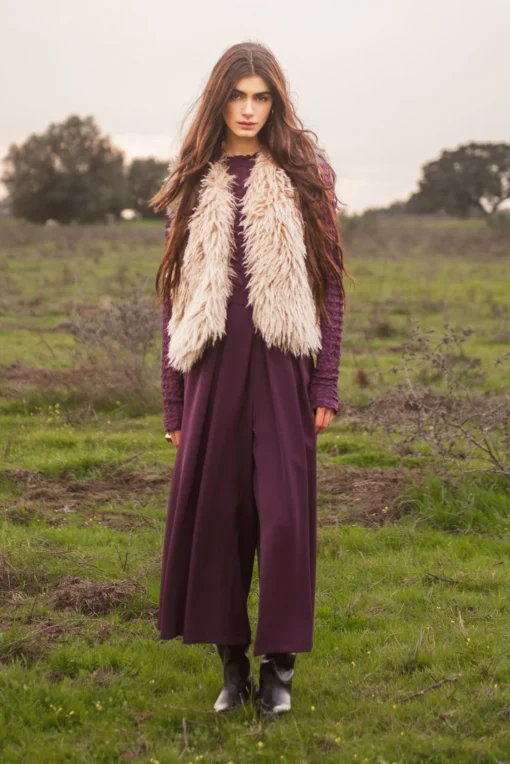 Summum 9s140 Gilet faux fur ivory - Afbeelding 6