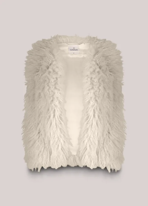 Alternative view of Summum 9s140 Gilet faux fur ivory