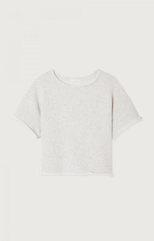 Alternative view of American Vintage ATU02AH25 t-shirt ample mc arctique chine