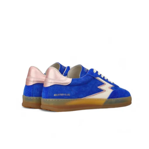 MoaConcept CL048 baby pink pearl leather backtab royal blue club - Afbeelding 3