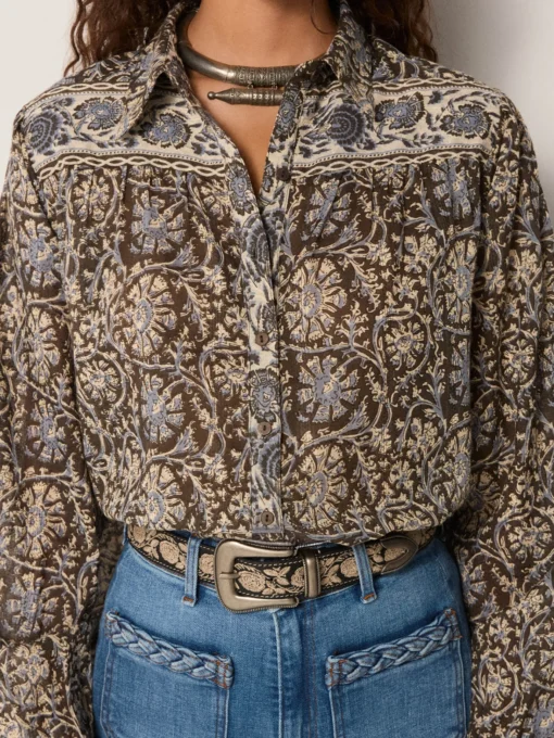 Maison Hotel Amrit blouse madurai blue orchid - Afbeelding 3