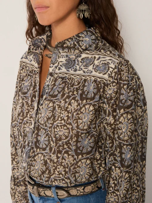 Maison Hotel Amrit blouse madurai blue orchid - Afbeelding 5