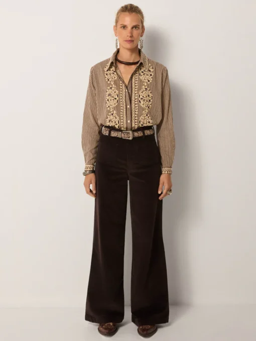 Maison Hotel Bebo blouse cohiba tobbaco