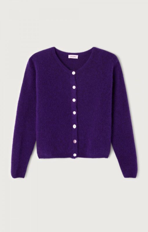 Alternative view of American Vintage VITO19EH25 gilet court ml aubergine