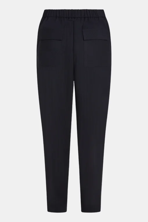 Penn&Ink W25N1631 trousers navy stripe - Afbeelding 3