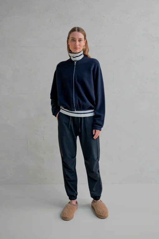 Penn&Ink W25N1635 trousers navy - Afbeelding 4