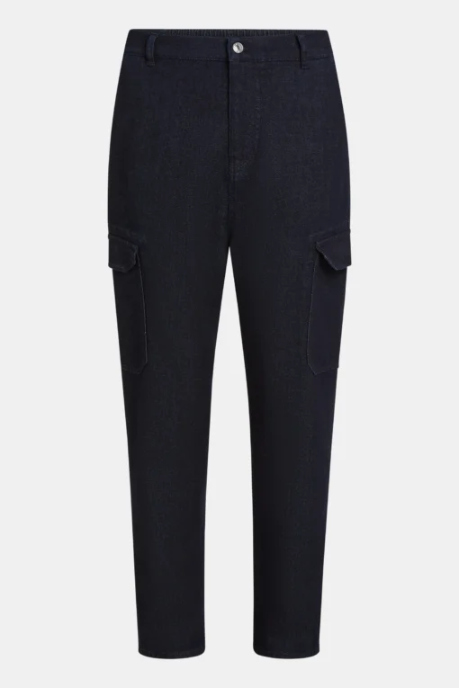Alternative view of Penn&Ink W25Z783 trousers dark blue jeans