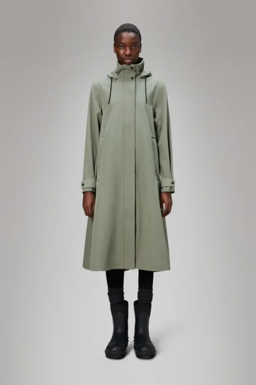Rains 12500 suva softshell a-line w jacket w3t2 drift - Afbeelding 3