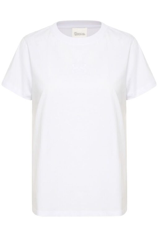 Alternative view of My Essential Wardrobe SeattleMW logo emb. tee / bright white