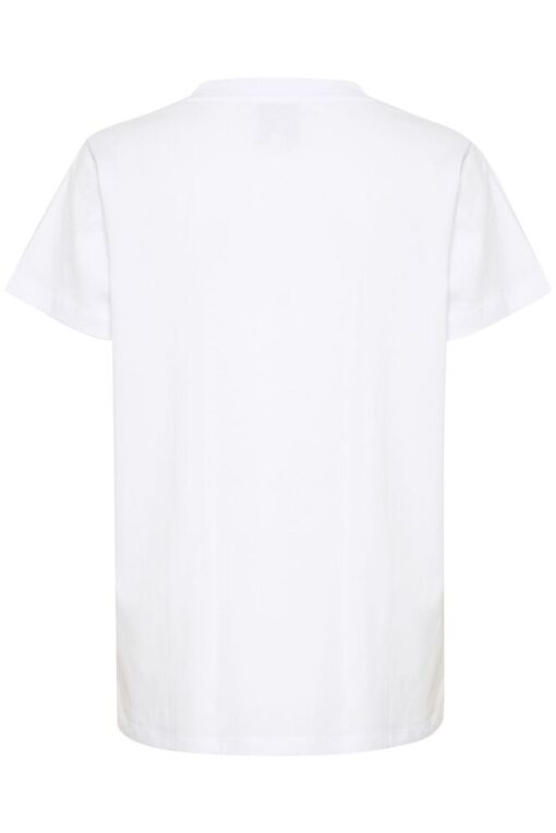 My Essential Wardrobe SeattleMW logo emb. tee / bright white - Afbeelding 3