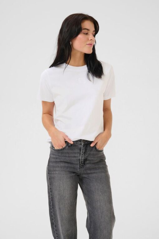 My Essential Wardrobe SeattleMW logo emb. tee / bright white - Afbeelding 6
