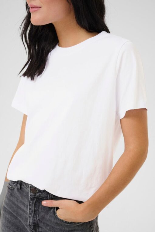 My Essential Wardrobe SeattleMW logo emb. tee / bright white - Afbeelding 4