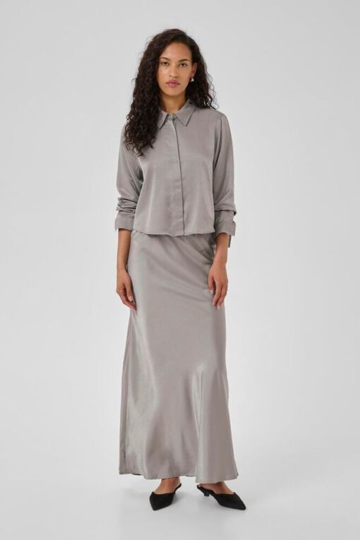 My Essential Wardrobe Estelle long skirt 4820 moon mist