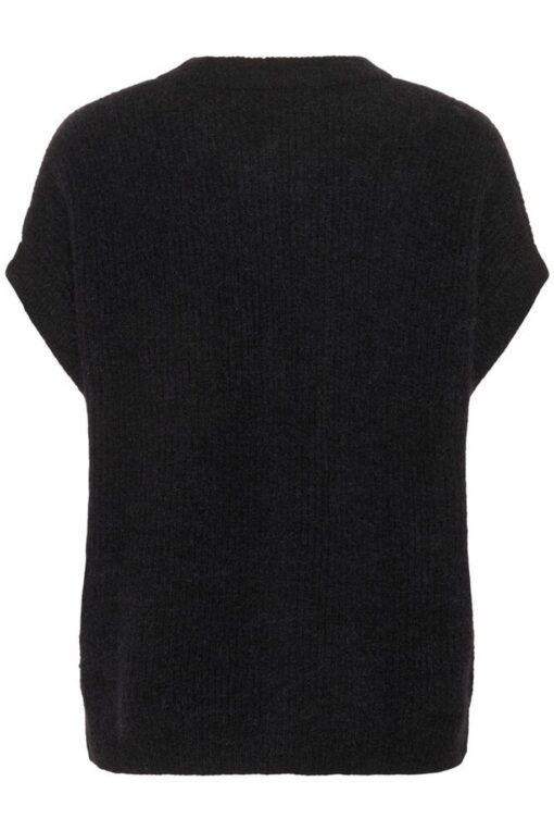 My Essential Wardrobe Siva OS knit cardigan 5314 black - Afbeelding 6