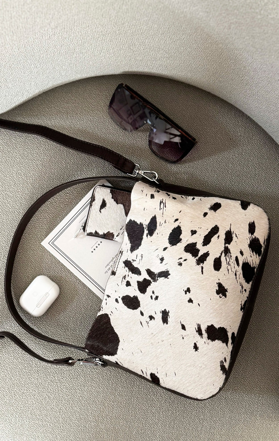 Markberg EsaMBG Cross. Bag, Cow Print - Afbeelding 8