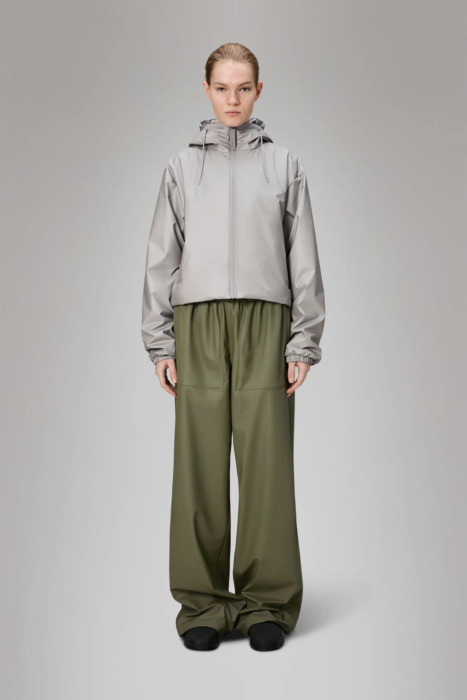 Rains 15780 lohja short insulated jacket w311 nimbus - Afbeelding 3