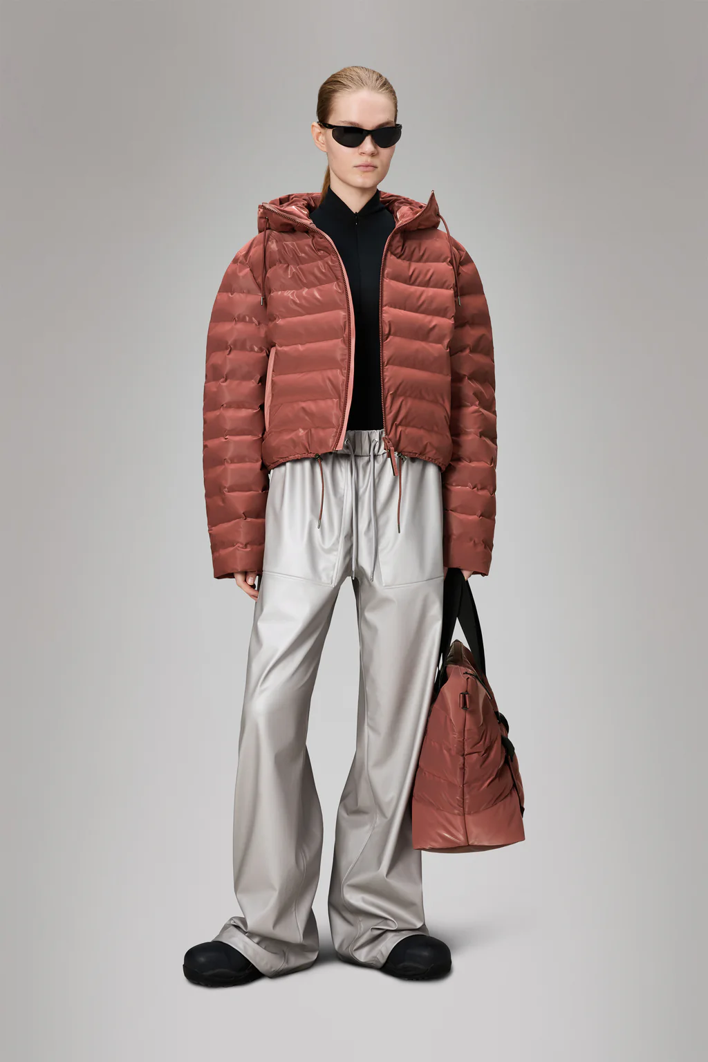 Rains 15820 lohja short puffer jacket w3t2 honor