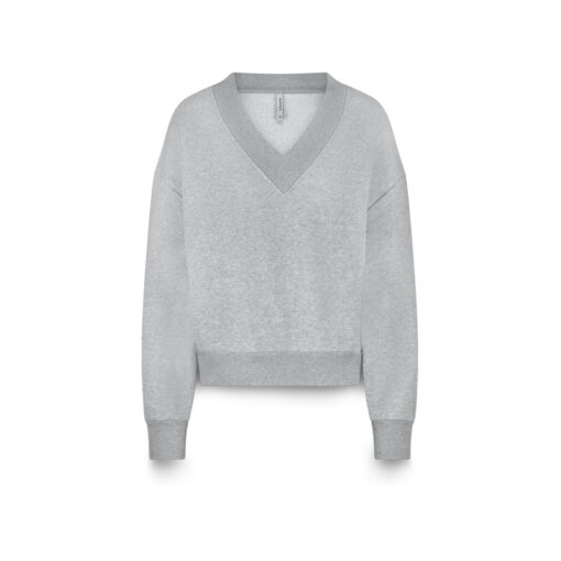 Summum 3s5193 Soft v-neck sweat mist